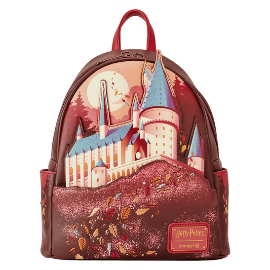 Harry Potter Hogwarts Fall Leaves Mini Backpack