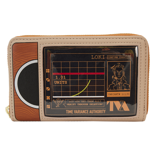 Loki TVA Multiverse Zip Around Wallet