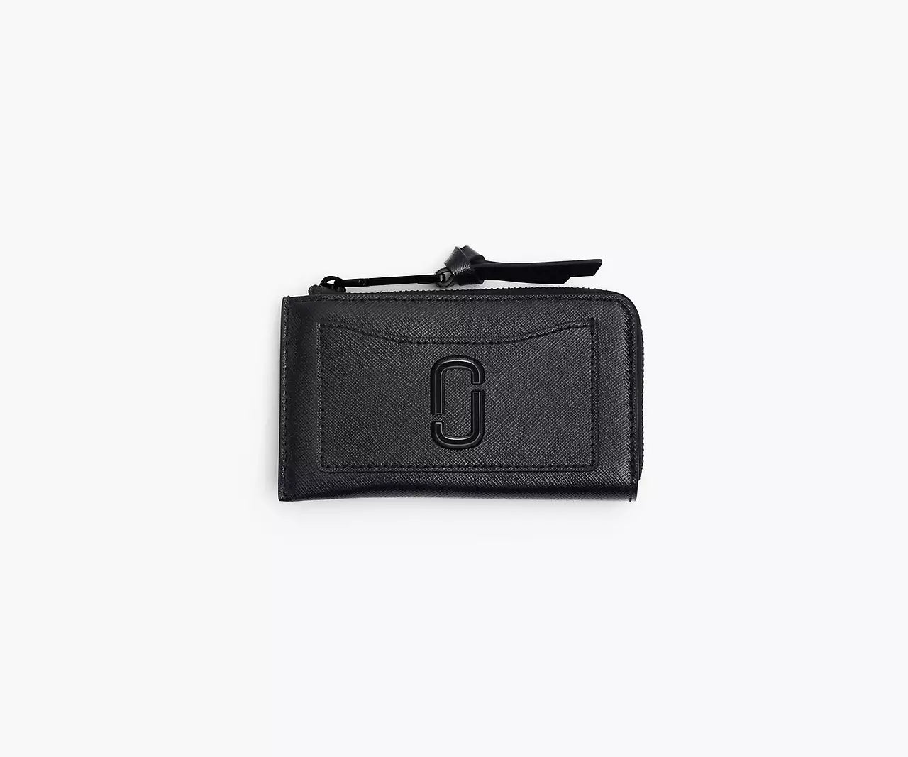 THE UTILITY SNAPSHOT DTM TOP ZIP MULTI WALLET- Black