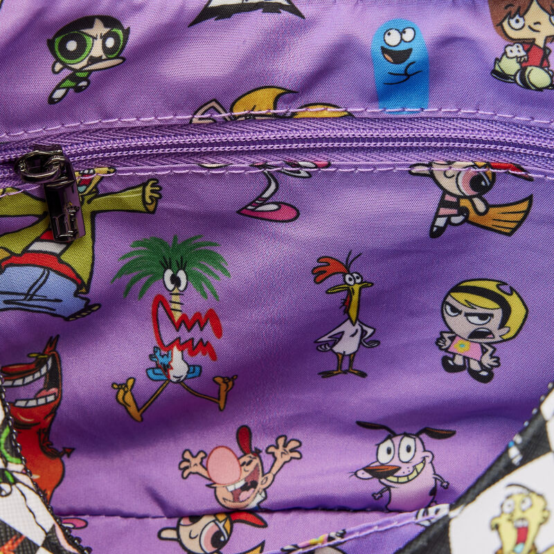 Cartoon Network Retro Collage Crossbody Bag with Coin Pouch