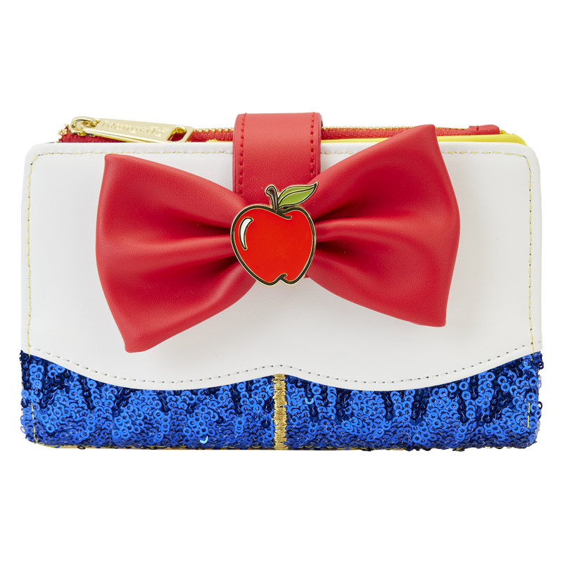 Snow White Princess Sequin Series Flap Wallet