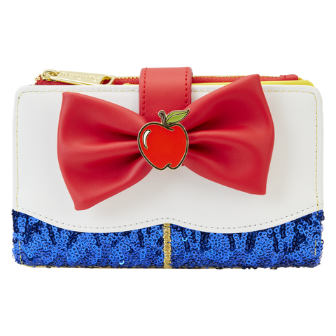 Snow White Princess Sequin Series Flap Wallet