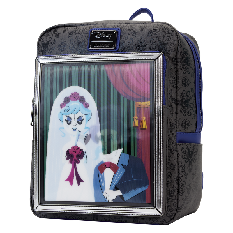 Haunted Mansion The Black Widow Bride Portrait Lenticular Mini Backpack