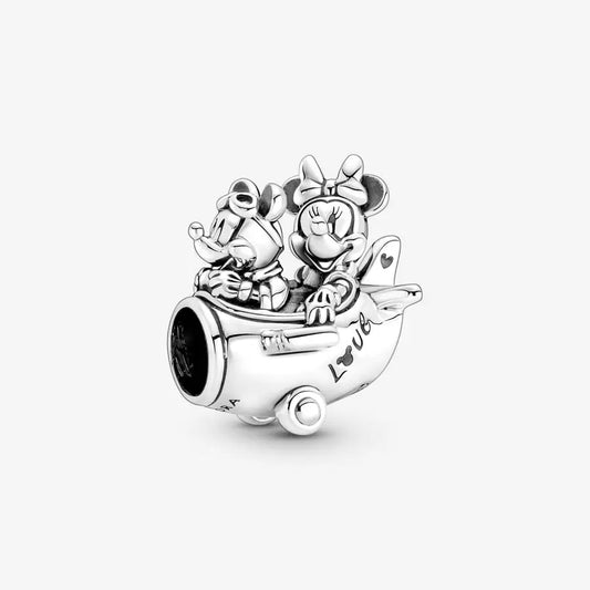 Disney Mickey Mouse & Minnie Mouse Airplane Charm