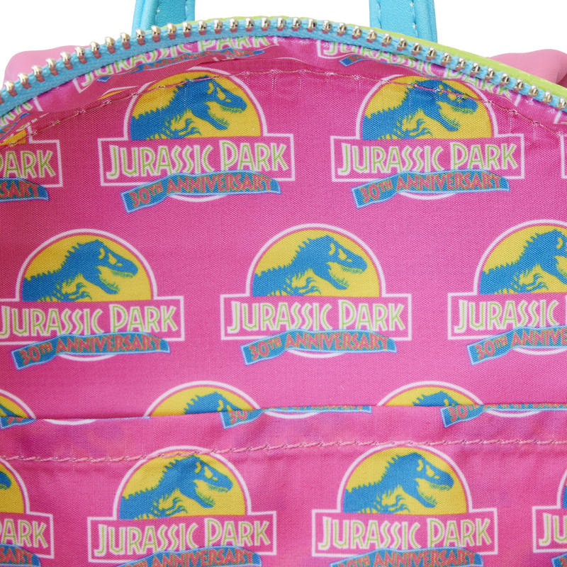 SDCC Limited Edition Jurassic Park 30th Anniversary Neon Glow Mini Backpack