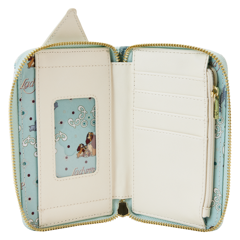 Lady and the Tramp Portrait House Zip Around Wallet