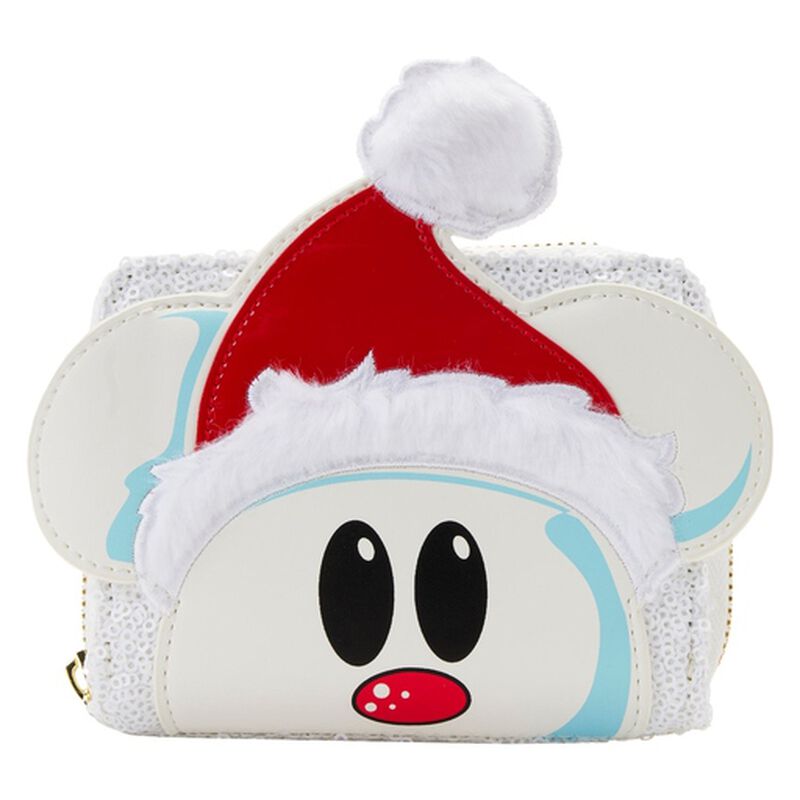 Exclusive - Mickey Mouse Sequin Snowman Zip Around Wallet