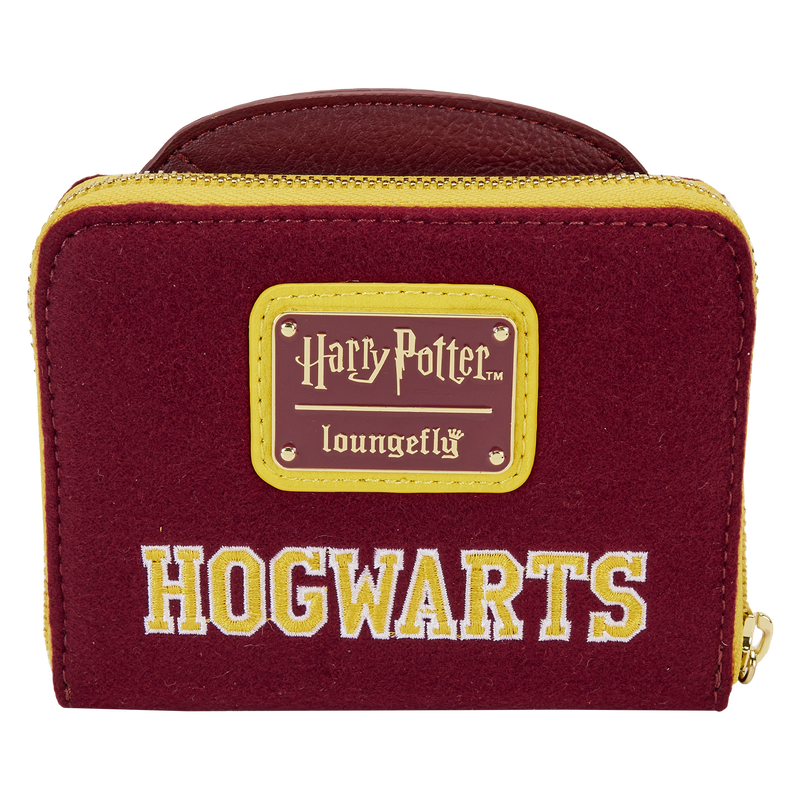 Harry Potter Hogwarts Crest Varsity Jacket Zip Around Wallet