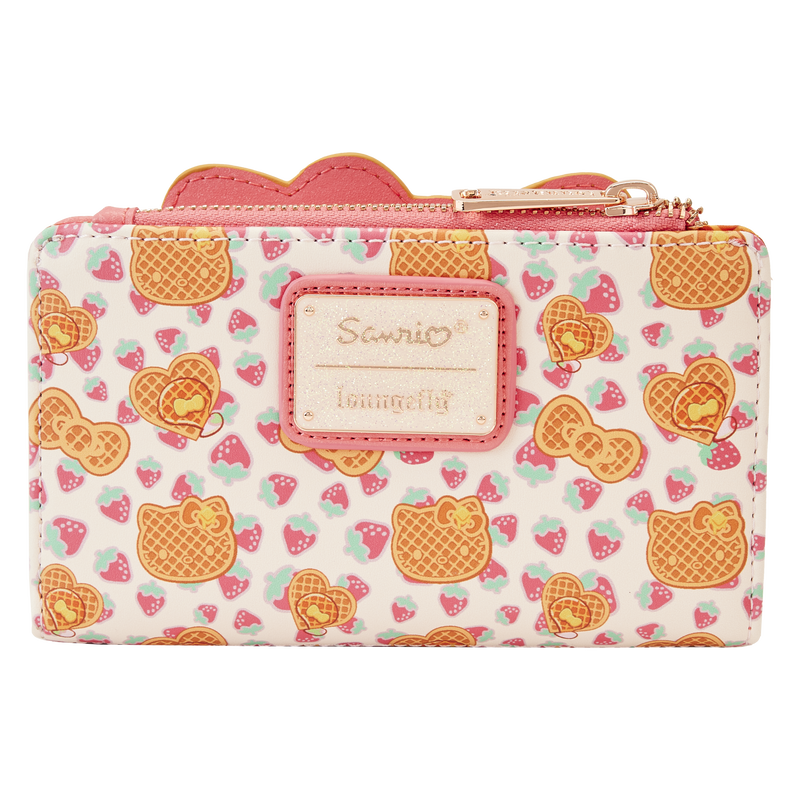 Hello Kitty Breakfast Waffle Flap Wallet