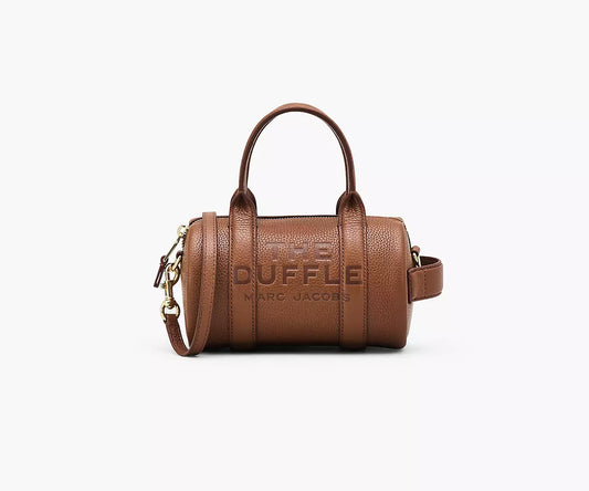 THE LEATHER MINI DUFFLE BAG- Argan Oil