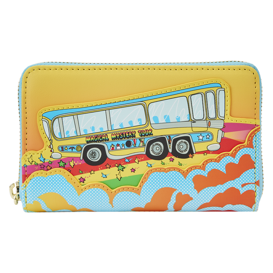 The Beatles Magical Mystery Tour Bus Zip Around Wallet