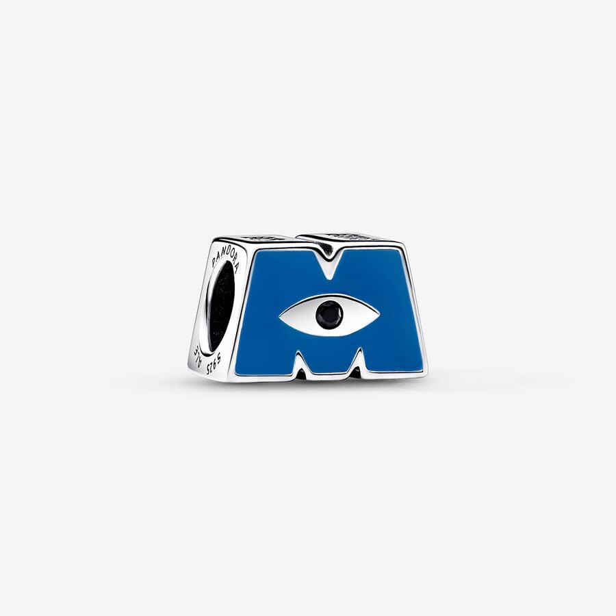 Disney Pixar Monsters, Inc. Logo M Charm