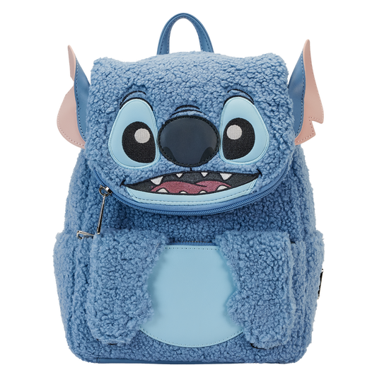 Stitch Plush Sherpa Cosplay Mini Backpack