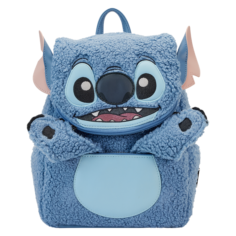 Stitch Plush Sherpa Cosplay Mini Backpack