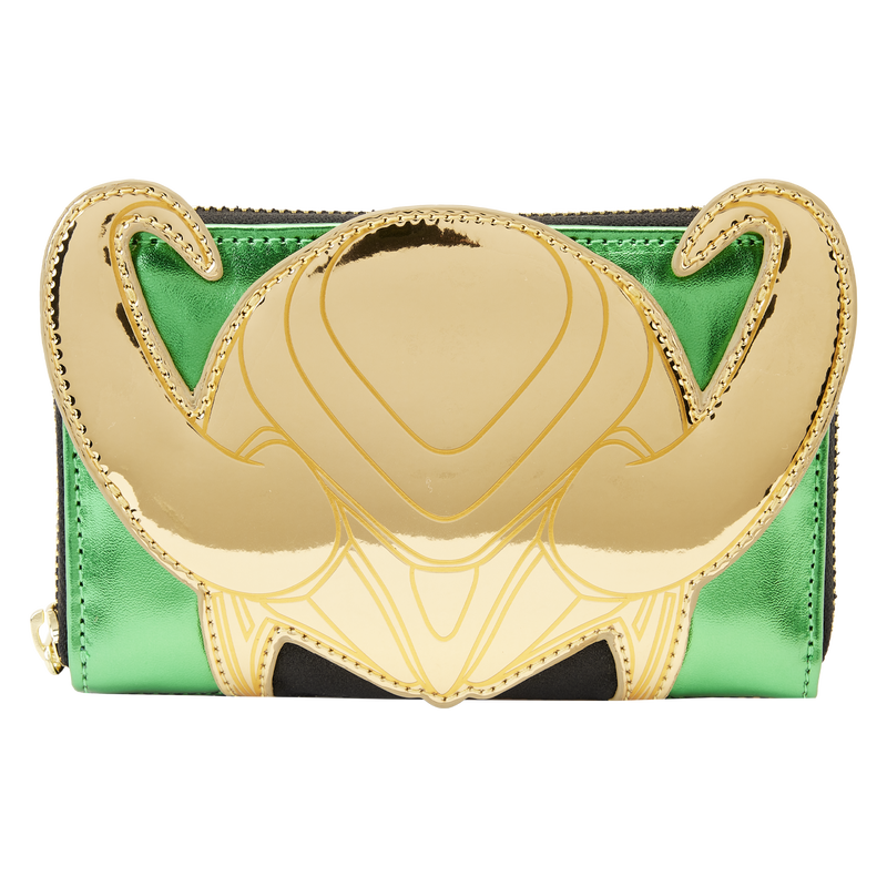 Marvel Metallic Loki Zip Around Wallet