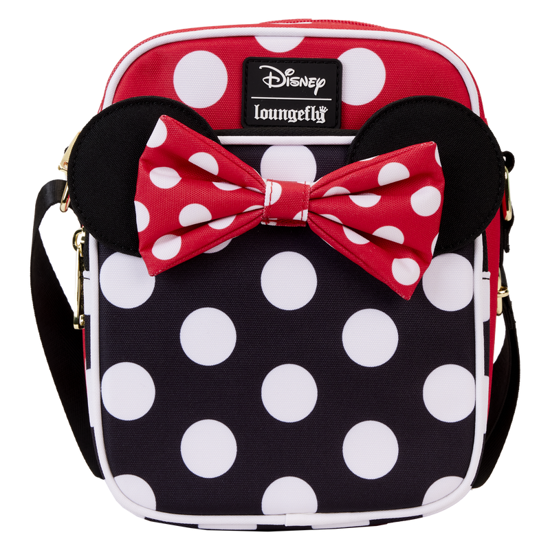 Minnie Mouse Rocks the Dots Classic Nylon Passport Crossbody Bag