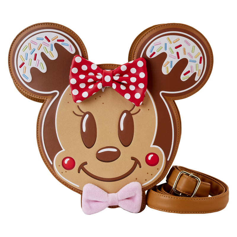 Mickey & Minnie Gingerbread Cookie Crossbody Bag