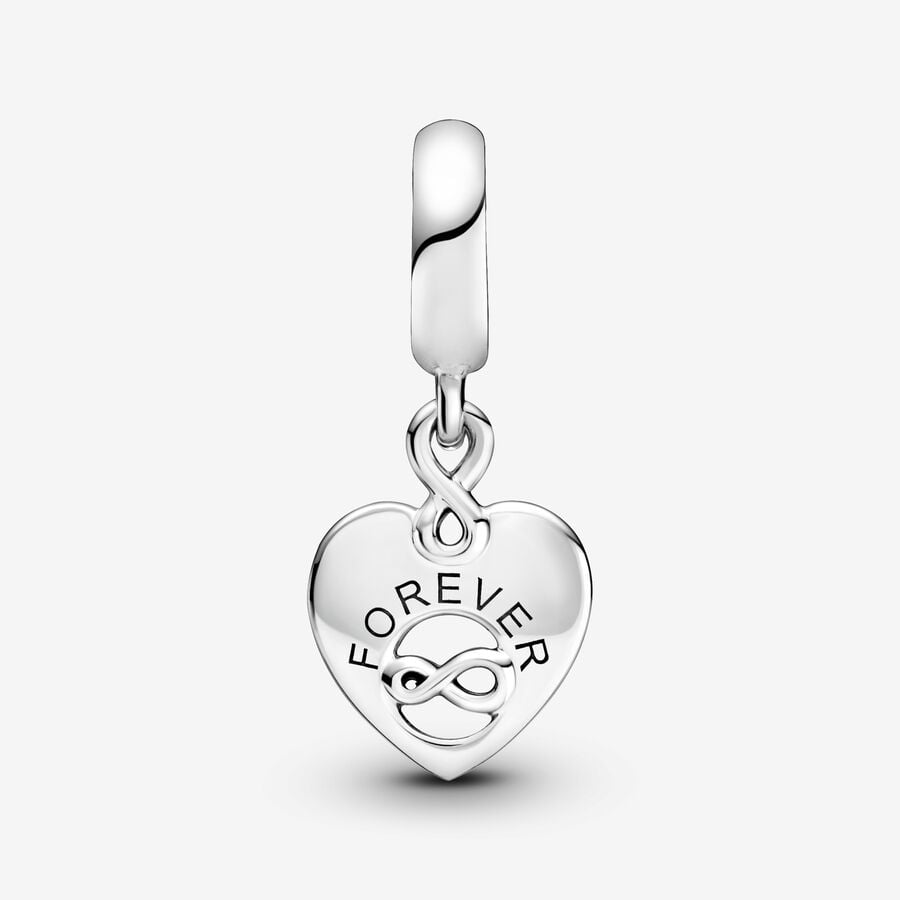 Friends Forever Heart Dangle Charm