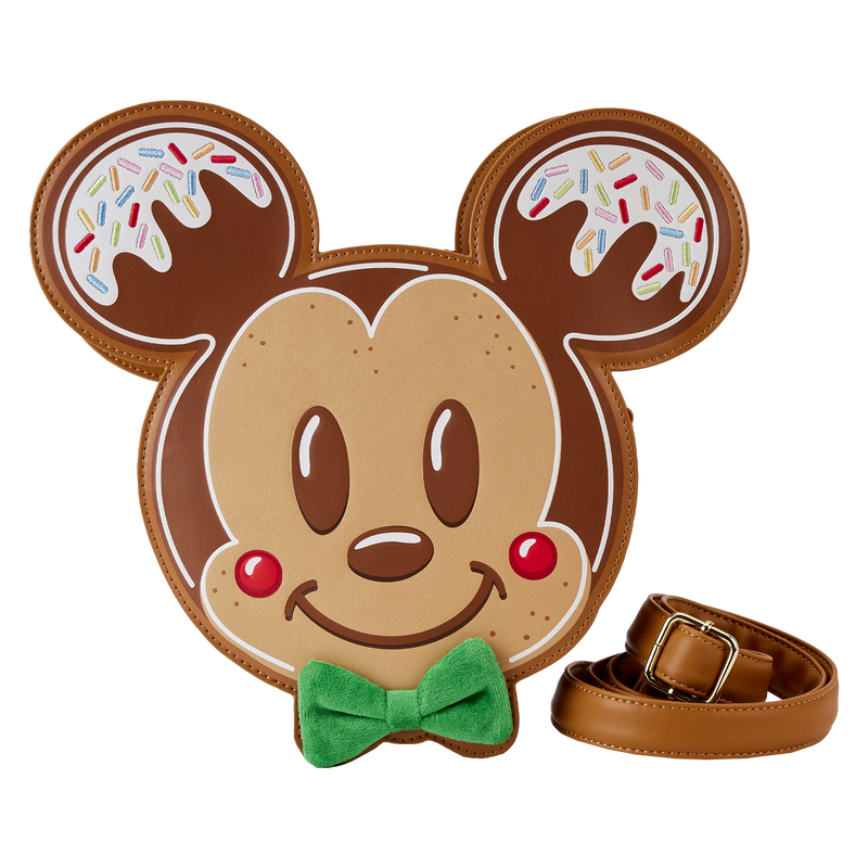 Mickey & Minnie Gingerbread Cookie Crossbody Bag