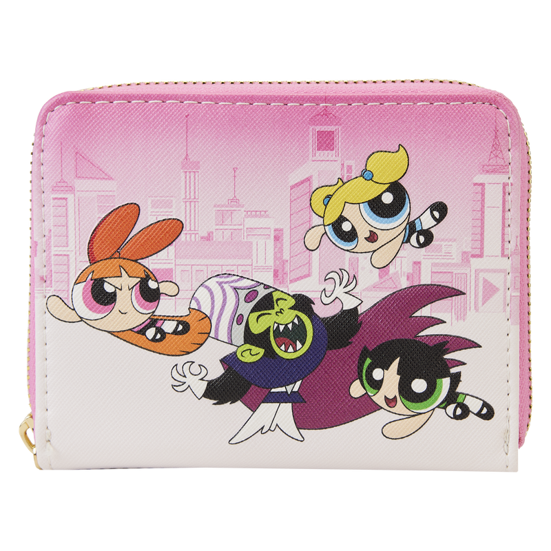 Powerpuff Girls Vs Mojo Jojo Zip Around Wallet