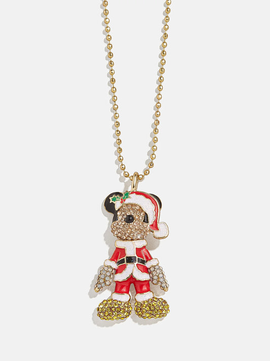 Mickey Mouse 3D Santa Clause Necklace