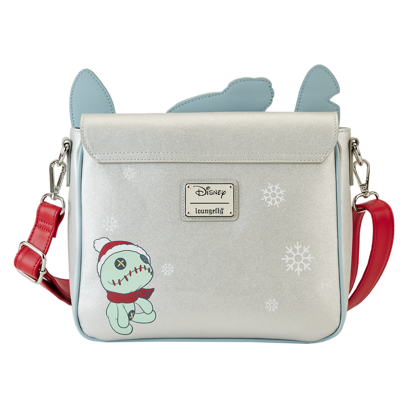 Stitch Holiday Glitter Crossbody Bag