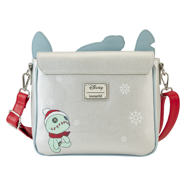Stitch Holiday Glitter Crossbody Bag