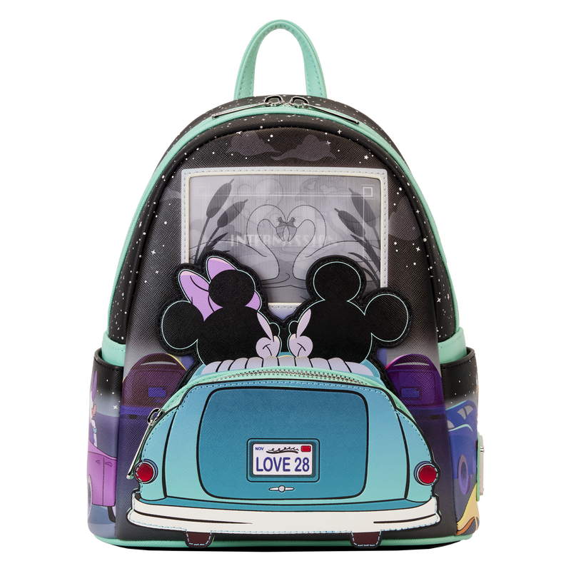 Mickey & Minnie Date Night Drive-In Lenticular Mini Backpack