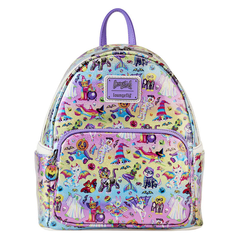 Lisa Frank Exclusive Halloween Sticker All-Over Print Mini Backpack