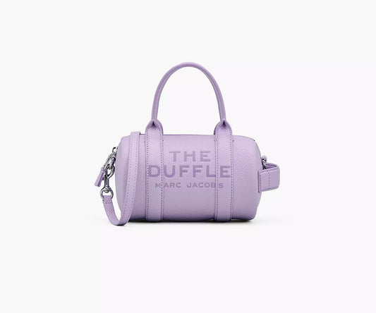 THE LEATHER MINI DUFFLE BAG- Wisteria