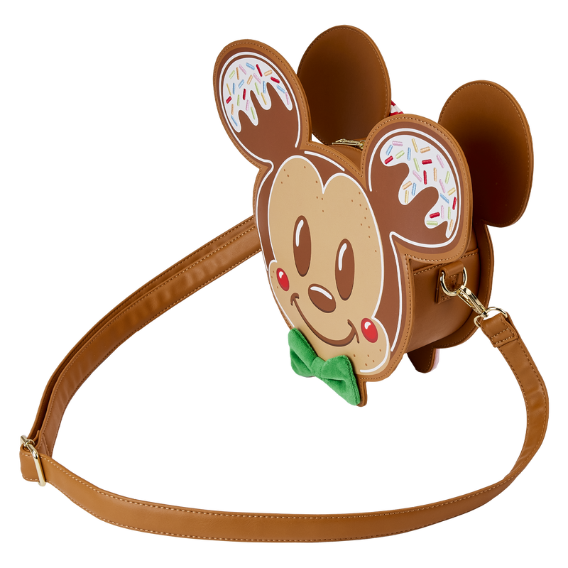 Mickey & Minnie Gingerbread Cookie Crossbody Bag