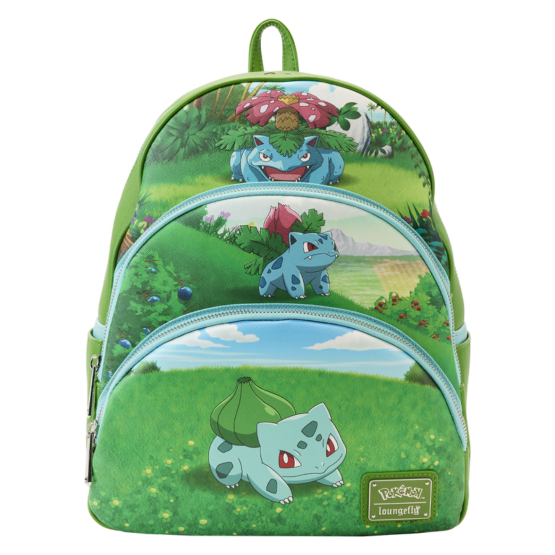 Pokémon Bulbasaur Evolutions Triple Pocket Backpack