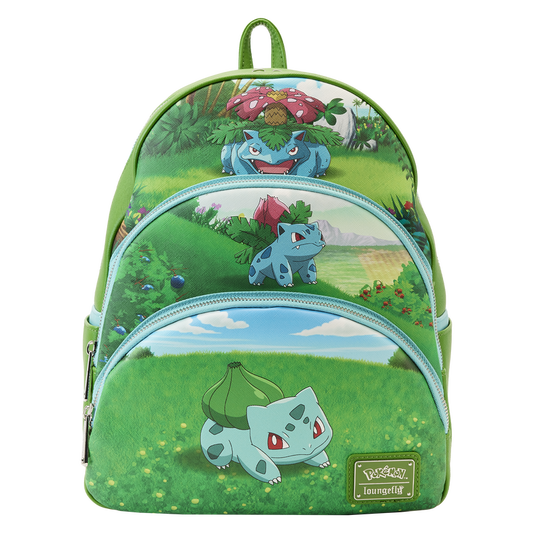 Pokémon Bulbasaur Evolutions Triple Pocket Backpack