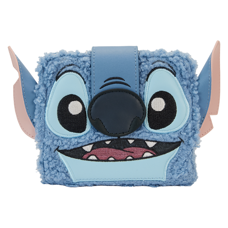 Stitch Plush Sherpa Cosplay Bifold Wallet