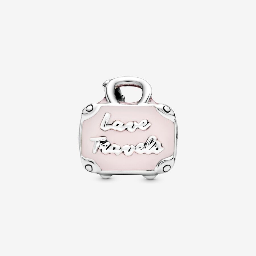 Pink Travel Bag Charm