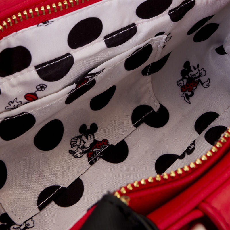 Minnie Mouse Rocks the Dots Classic Bow Figural Crossbody Bag