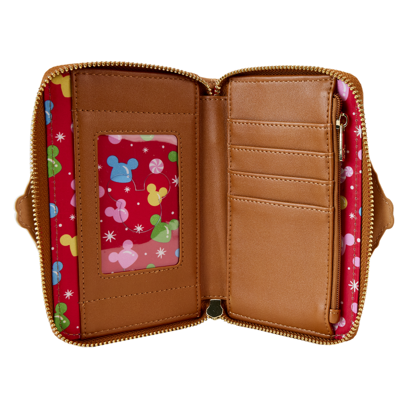 Mickey & Friends Gingerbread House Zip Around Wallet