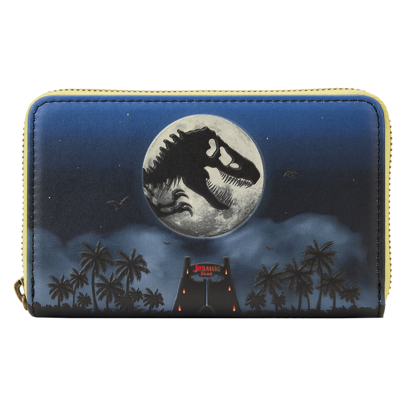 Jurassic Park 30th Anniversary Dino Moon Glow Zip Around Wallet