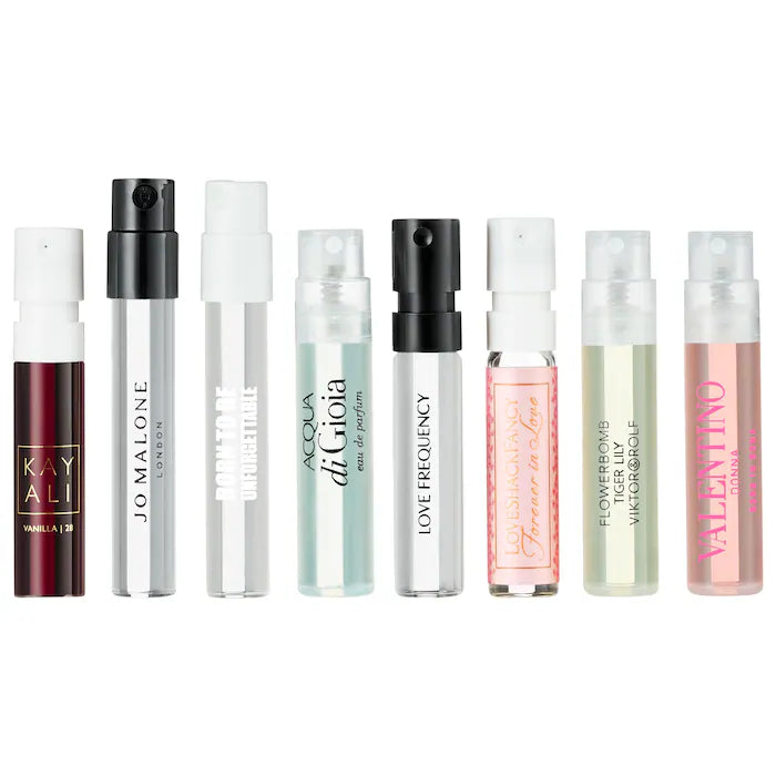 Sephora Favorites -Travel Spray Perfume Discovery Set + Un Perfume a Elegir Tamaño Travel Size