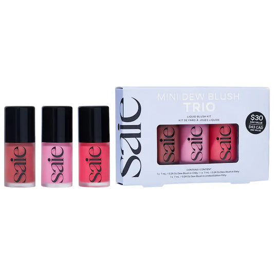 Saie -Mini Dew Blush Trio Set