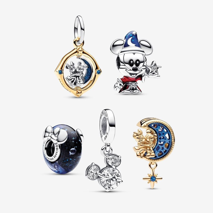 Disney Mickey Mouse & Minnie Mouse Charms Set