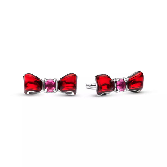 Snow White Bow Earrings by Pandora