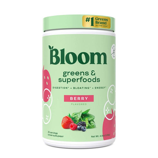 BLOOM NUTRITION Greens and Superfoods Powder - Berry 25 ct