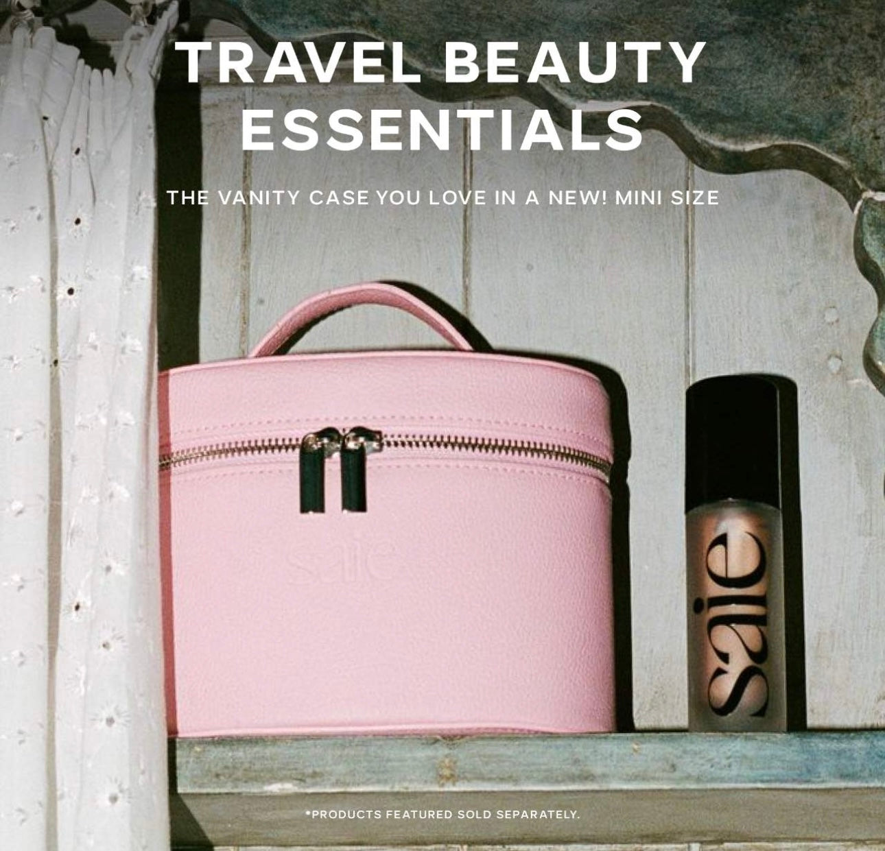 SAIE The Mini Vanity Case Rosa