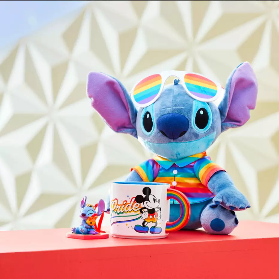 Stitch Plush – Disney Pride Collection – Medium 12 1/2''