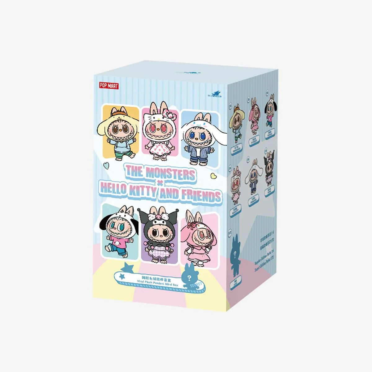 Labubu THE MONSTERS × Hello Kitty and Friends Series-Vinyl Plush Pendant Blind Box