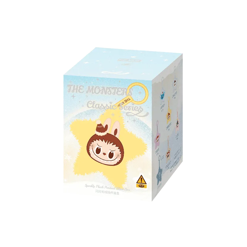 THE MONSTERS Classic Series-Sparkly Plush Pendant Blind Box - Caja al Azar Labubu