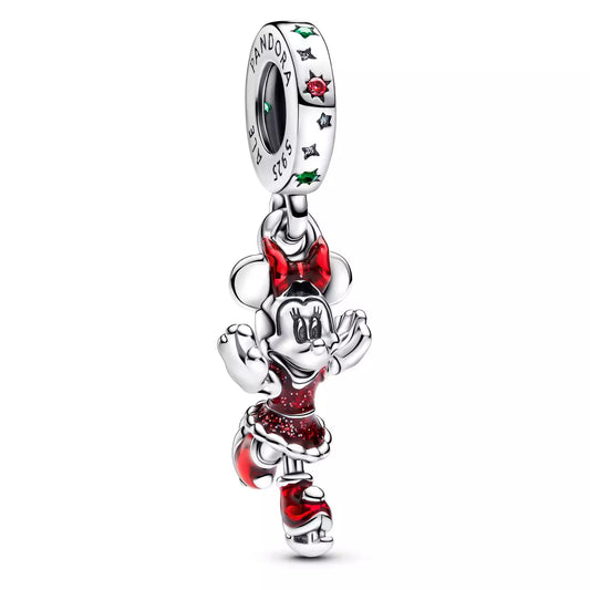 Minnie Mouse Skating Dangle Charm