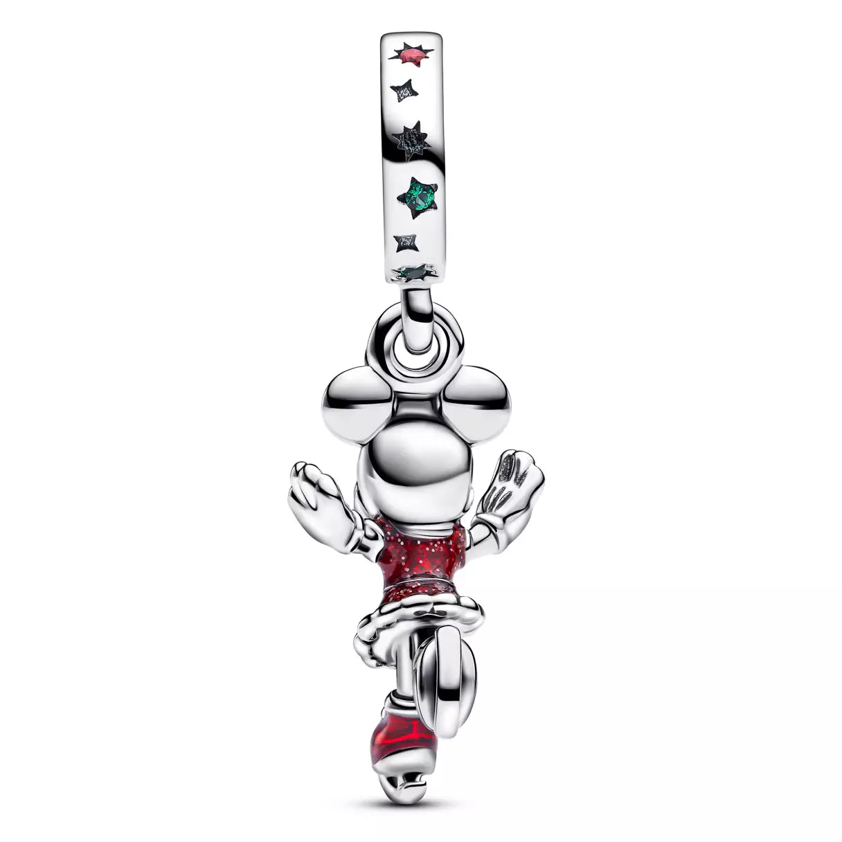 Minnie Mouse Skating Dangle Charm