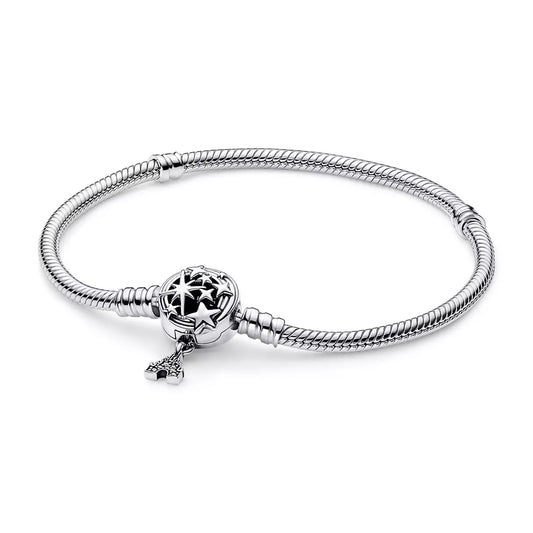 Fantasyland Castle Shooting Star Snake Chain Bracelet  – Disney Parks